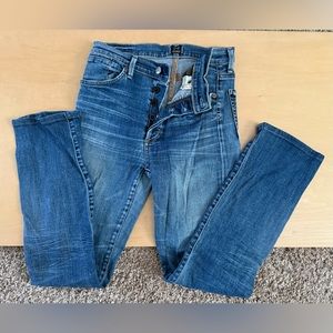 Citizens of Humanityy straight leg button fly Jeans